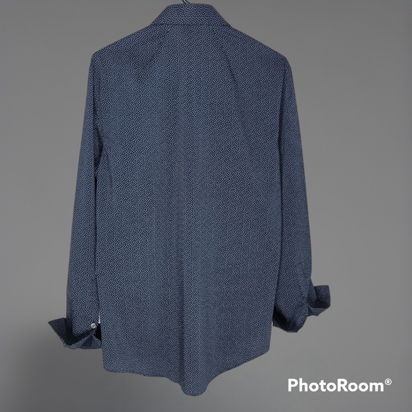 Kenneth Cole Reaction Slim Fit Casual Button Down Shirt Men's Top Small - Picture 2 of 5